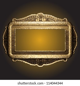 Vector vintage frame