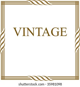 Vector Vintage frame