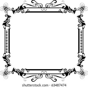 vector vintage frame
