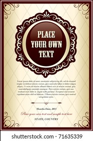 vector vintage frame