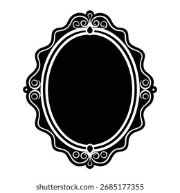  Vector of vintage frame, border rectangular shape background .