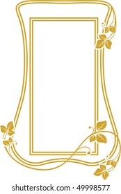 Vector Vintage frame with place for text