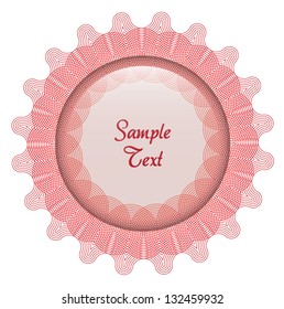 Vector vintage frame with place for your text