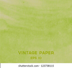 Vector Vintage Green Paper Background