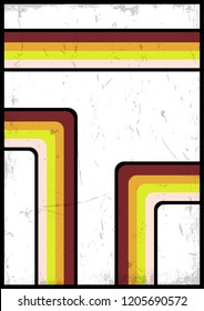 Vector Vintage Grunge Background from the 1970s