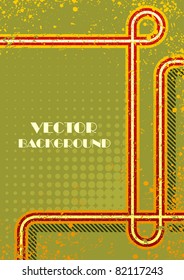 vector vintage grunge background abstract lines