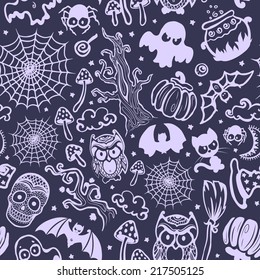Vector vintage Halloween seamless for your business