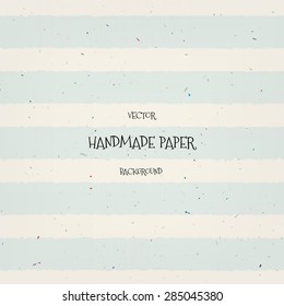 Vector vintage hand crafted lightly striped paper background