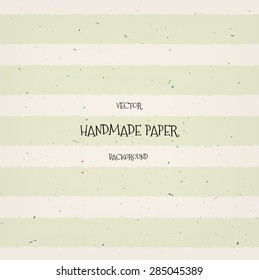 Vector vintage hand crafted lightly striped paper background