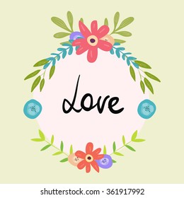 Vector vintage hand drawn vector banner
