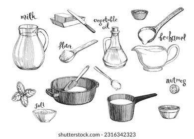 Hand Drawn Cooking Vector Hd Images, Set Of Utensils And Cooking Equipment  In Doodle Hand Drawn Style, Cooking Drawing, King Drawing, Cook Drawing PNG  Image For Free Download