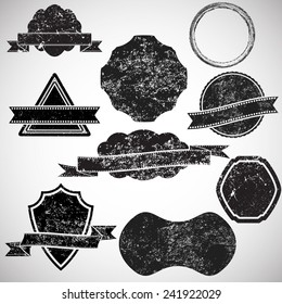 Vector Vintage Insignias Collection .