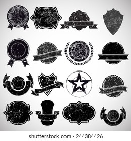 Vector Vintage Insignias Collection .