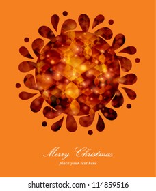 Vector vintage invitation card.