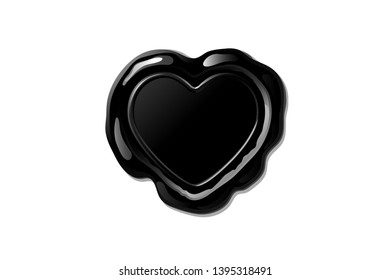 vector vintage isolated wax seal stamp shape