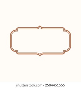 Vector Antiguas Label Frame Colección