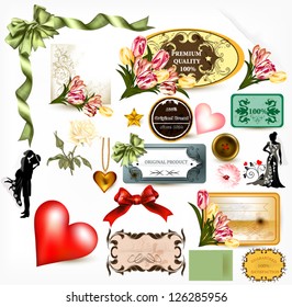 Vector vintage labels