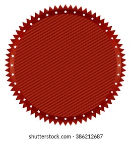 Vector vintage labels in dark red tones