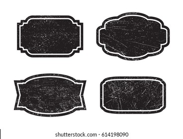 Vector vintage labels.Grunge badges and frames.