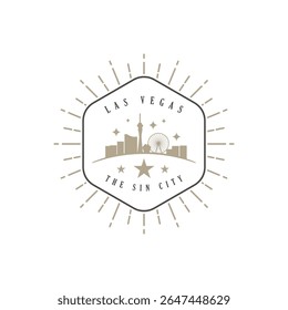 Vector Vintage Las Vegas Logo
