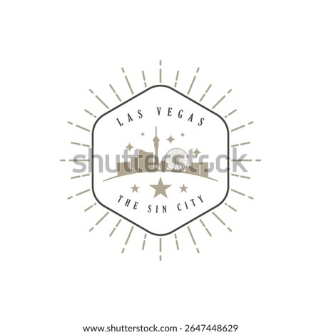 Vector Vintage Las Vegas Logo