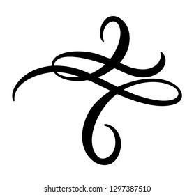 Vector vintage line elegant dividers and separators, swirls and corners decorative ornaments. Floral lines filigree design elements. Flourish curl elements for invitation or menu page illustration