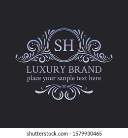 Vector vintage logo crest luxury