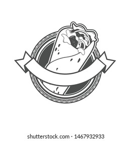 Vector vintage logo, icon, symbol template design for Kebab Shop