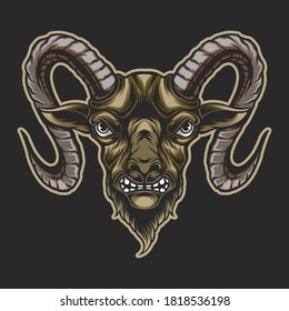 Vector Vintage logo style animal set of illustration