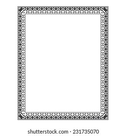 Vector Vintage Medieval Frame