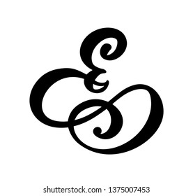 Vector Vintage Monogram Floral Letter E Stock Vector (Royalty Free ...