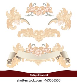 Vector of Vintage motif and ornament