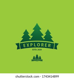 Vector of vintage mountain logos. Tourism emblems or badges. Retro signs collection of outdoor adventures.