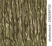 vector vintage oak camouflage pattern, tree bark camo