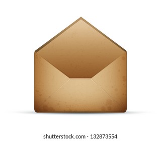 vector of an vintage old envelope