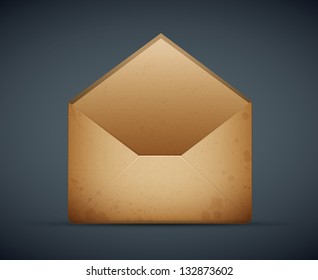 vector of an vintage old envelope