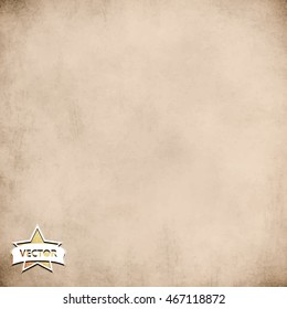 Vector vintage old poster grunge texture and background