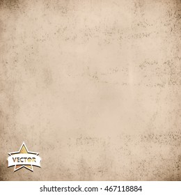 Vector vintage old poster grunge texture and background