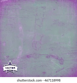 Vector vintage old poster grunge texture and background