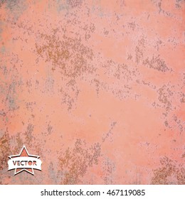 Vector vintage old poster grunge texture and background