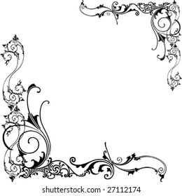 Vector Vintage ornament