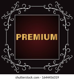 Vector vintage page decoration, borders. Wicker lines and old decor elements. Luxury decoration for greeting cards, wedding album or restaurant menu.
