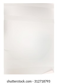 Vector vintage paper isolated on white background.