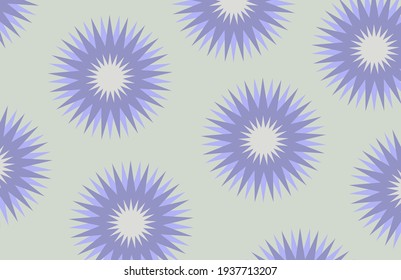 Vector vintage pastel blue flowers illustration, pattern, wallpaper and background