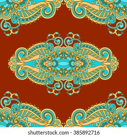 Vector vintage pattern for design, print, embroidery (you can use this pattern for carpet, shawl, pillow, cushion).
