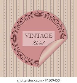 Vector vintage pattern for greeting card or invitation