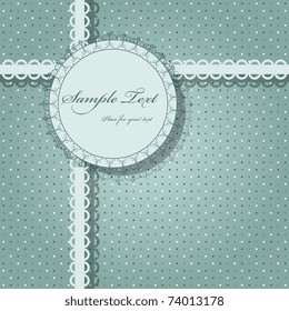 Vector vintage pattern for  invitation
