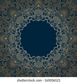 Vector vintage pattern for print, embroidery (you can use this pattern for carpet, shawl, pillow, cushion).