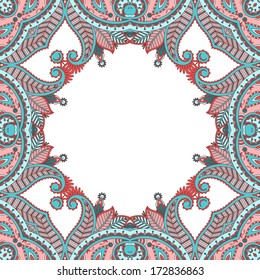 Vector vintage pattern for print, embroidery (you can use this pattern for carpet, shawl, pillow, cushion).