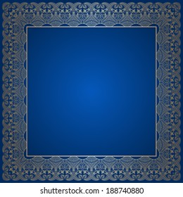 Vector vintage pattern for print, embroidery (you can use this pattern for carpet, shawl, pillow, cushion).